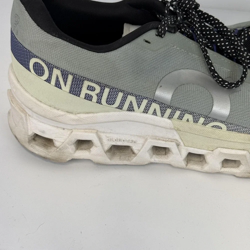 On Running Shoes Womens 10 Gray Cloudmonster CloudTec Athletic Mesh Sneakers